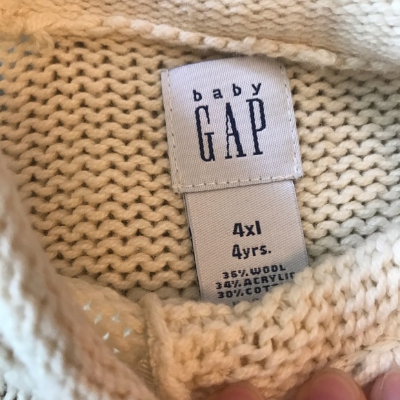 baby gap white knitted sweater - Picture 2 of 3